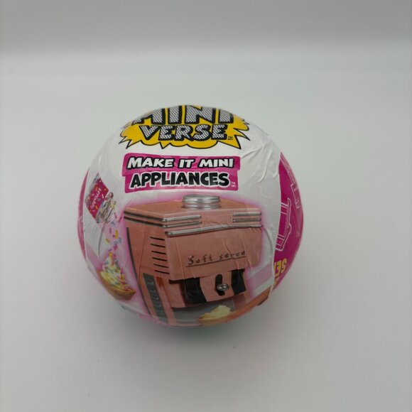 MGA Miniverse Make It Mini Appliances Collectibles Blind Ball Soft Serve Machine - Picture 1 of 2